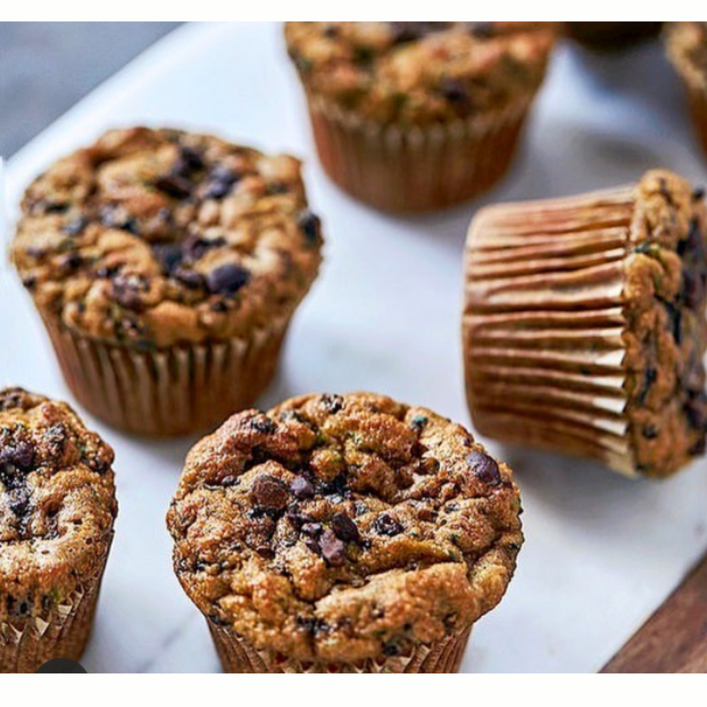 Vegan Raisin Zucchini Muffins Nut Free