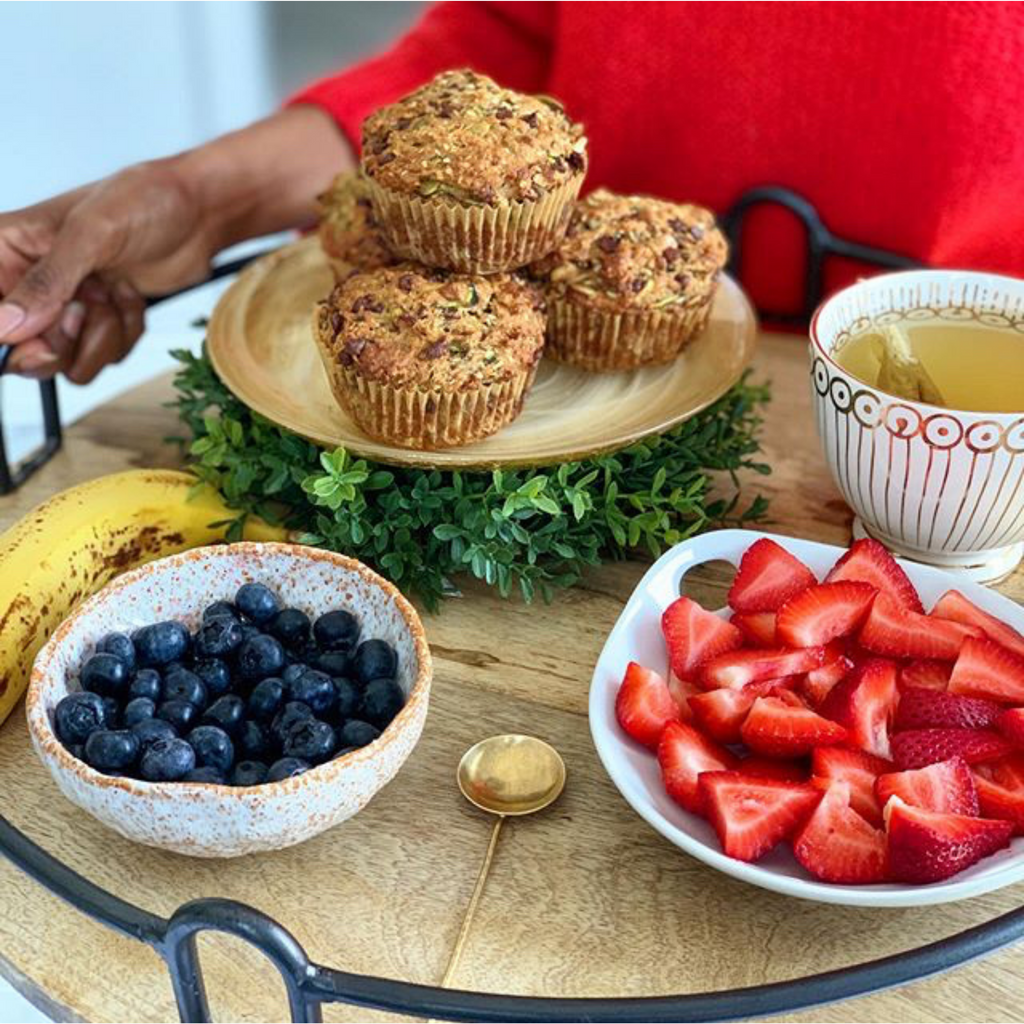 Vegan Raisin Zucchini Muffins